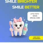 Social media poster design for dental clinic created by a digital marketing strategist in Kannur